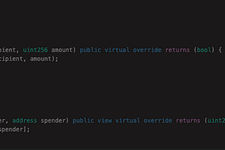 Solidity override vs. virtual functions