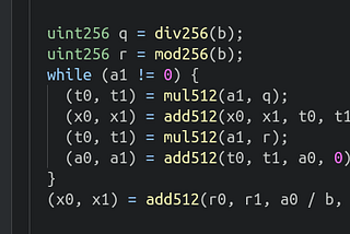 Mathemagic: 512-bit Division in Solidity