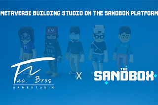 Metaverse building studio in Korea on The Sandbox platform