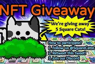 We’re giving away 5 Square Cat NFTs!