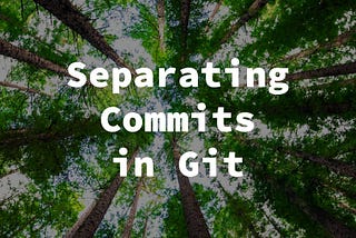 cover of post about git separate in trunk based deployment