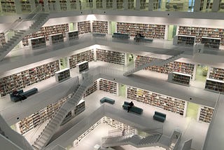 large library of books