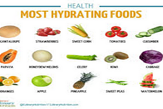 Foods that support proper hydration