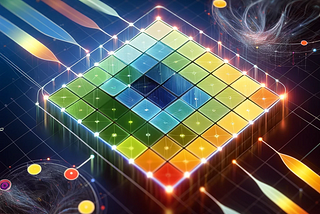 Here are the illustrations showcasing the concept of the AI Risk Matrix. The images feature a modern, sleek interface with a color-coded grid representing different levels of AI risks, set against a background of abstract AI algorithms and neural networks. The overall color scheme and design emphasize the cutting-edge nature of the technology.