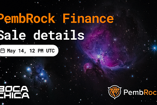 PembRock Finance. Sale details