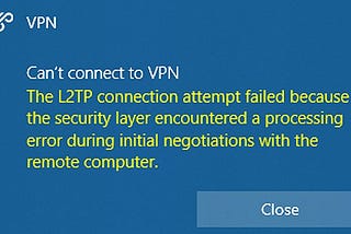 Windows L2TP IPsec vpn sorunu