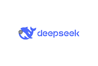 The Deepseek whale logo icon swallowing the OpenAI logo.