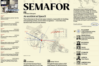 How We’ve Designed the Semafor Experience
