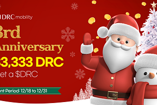 DRC Mobility Christmas Airdrop Event.