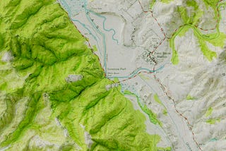 USGS Maps with 3D Elevation in Blender