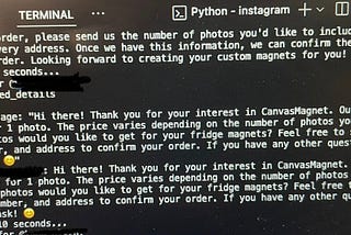 🧠 How I Built an AI Assistant That Handles My Instagram DMs and Customer Photos for CanvasMagnet