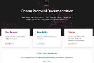 DOCking the ship: The Ocean Protocol Documentation Website