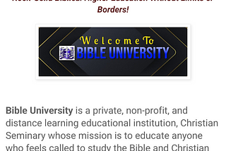 Bible University — Is it Good?