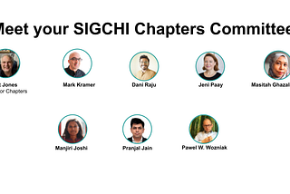 Strengthening SIGCHI Chapters: A Collaborative Journey