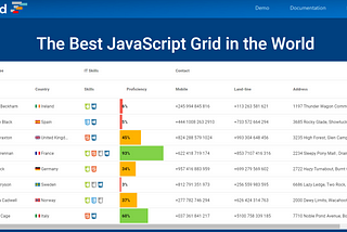 AG Grid: The Ultimate Data Grid