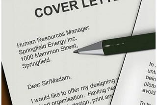 WHY you need a well written Cover Letter