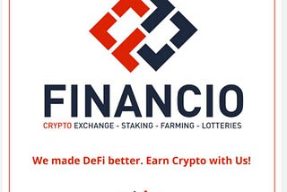 FINANCIO - Decentralized Smart Contracts With Blockchain Network