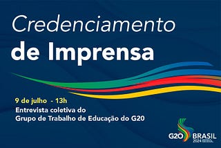 MEC apresenta resultados do Grupo de Trabalho de Educação do G20 no Rio