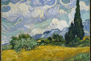 Week 1: Maritain and Van Gogh’s Wheat Field with Cypresses