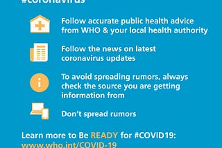 COVID-19. Stay informed & safe.