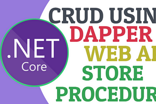 Asp.net core 2.0 with web api using Dapper