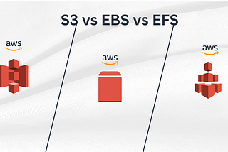AWS Storage Services: S3 vs EBS vs EFS