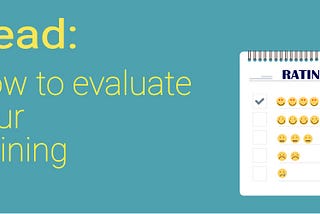 4 ways how you can evaluate your training