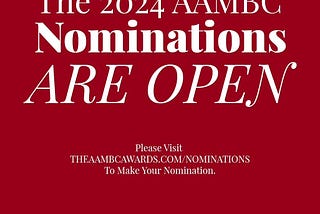 AAMBC Awards: Nomination Polls Now Open!