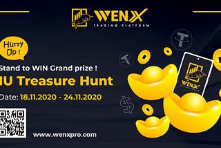 Wenx Exchange “1U Treasure Hunt” Campaign