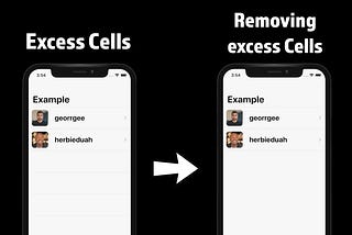 Removing extra cell lines in a UITableView