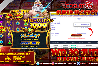 Bukti Kemenangan Jackpot 30 Juta Gates of Olympus 1000