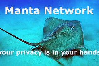 Manta Network — your privacy is in your hands!