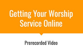 Old Congregations Get Online