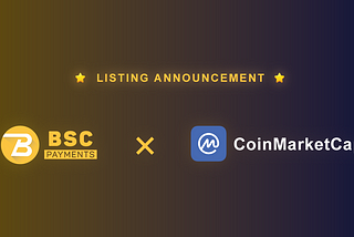 🎉 Hurrah! BSCPAY is now listed on Coinmarketcap