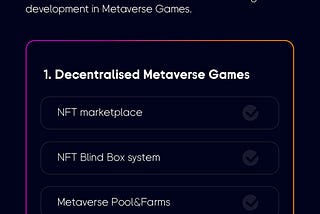 Metaverse Games Roadmap 2022