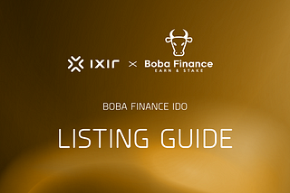 Boba Finance — Listing Details