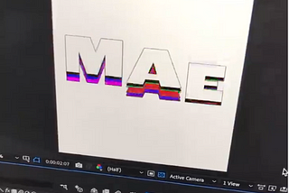 Learning how to make type bounce in after effects by following a fun course by Mat Voyce who has…