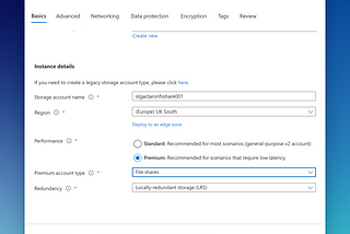 How to create NFS share on Azure Blob Storage