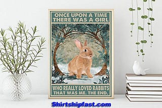 NEW Rabbit Once upon a time poster