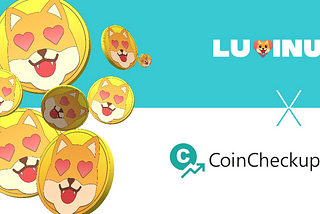 This pic Represent LUVINU is Finally on Coin Checkup