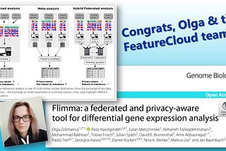 Presenting “Flimma” — a federated implementation of “limma voom” for privacy-aware gene expression…