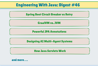 Engineering With Java: Digest #46