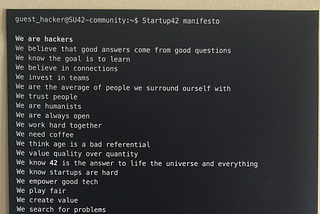 The Startup Manifesto all Tech Founders should Live by