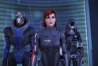 Commander Shepard, Garrus and Tali