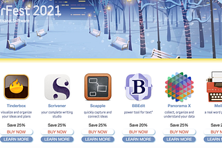 WinterFest 2021 Mac App Deals — Mac Apps 2021 Collection: Up to 35% on DEVONthink, Timing…