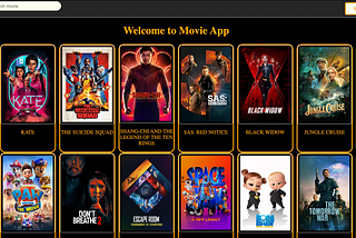 Javascript Project — Movie App