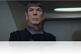 Thank you, Mr. Nimoy