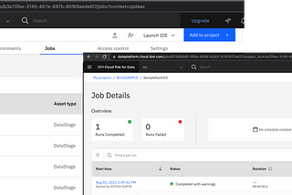 DataStage Flow Execution using API — DSaaS and CICD Pipeline