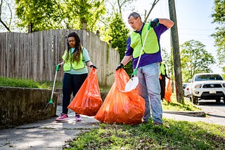 Litter pickers and learning to love the digital grey