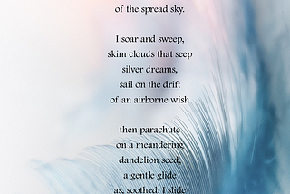 That transience where sleep transports us to an ethereal place then brings us down gently to land…